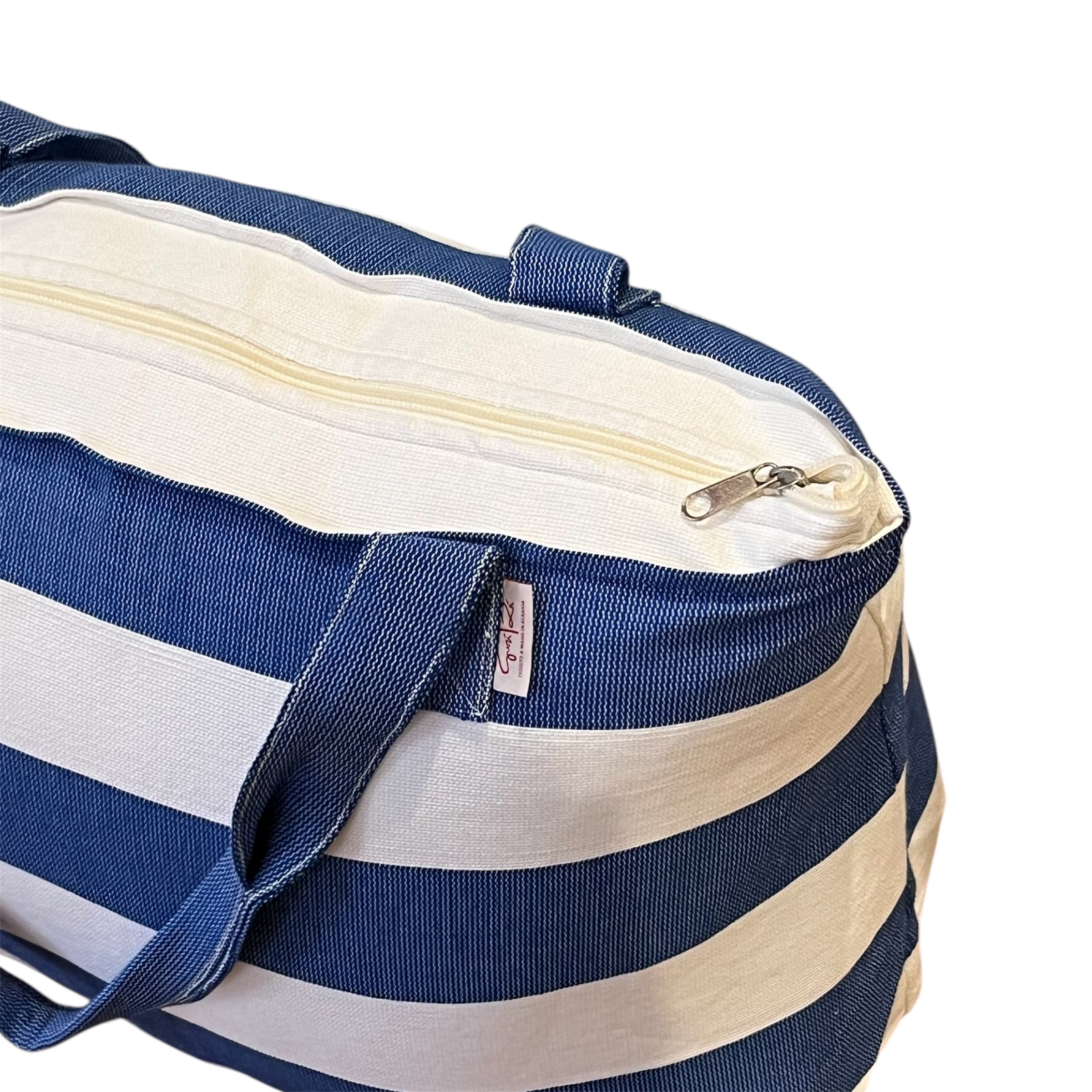 Borsa mare, tessuta al telaio di legno 100% Cotone