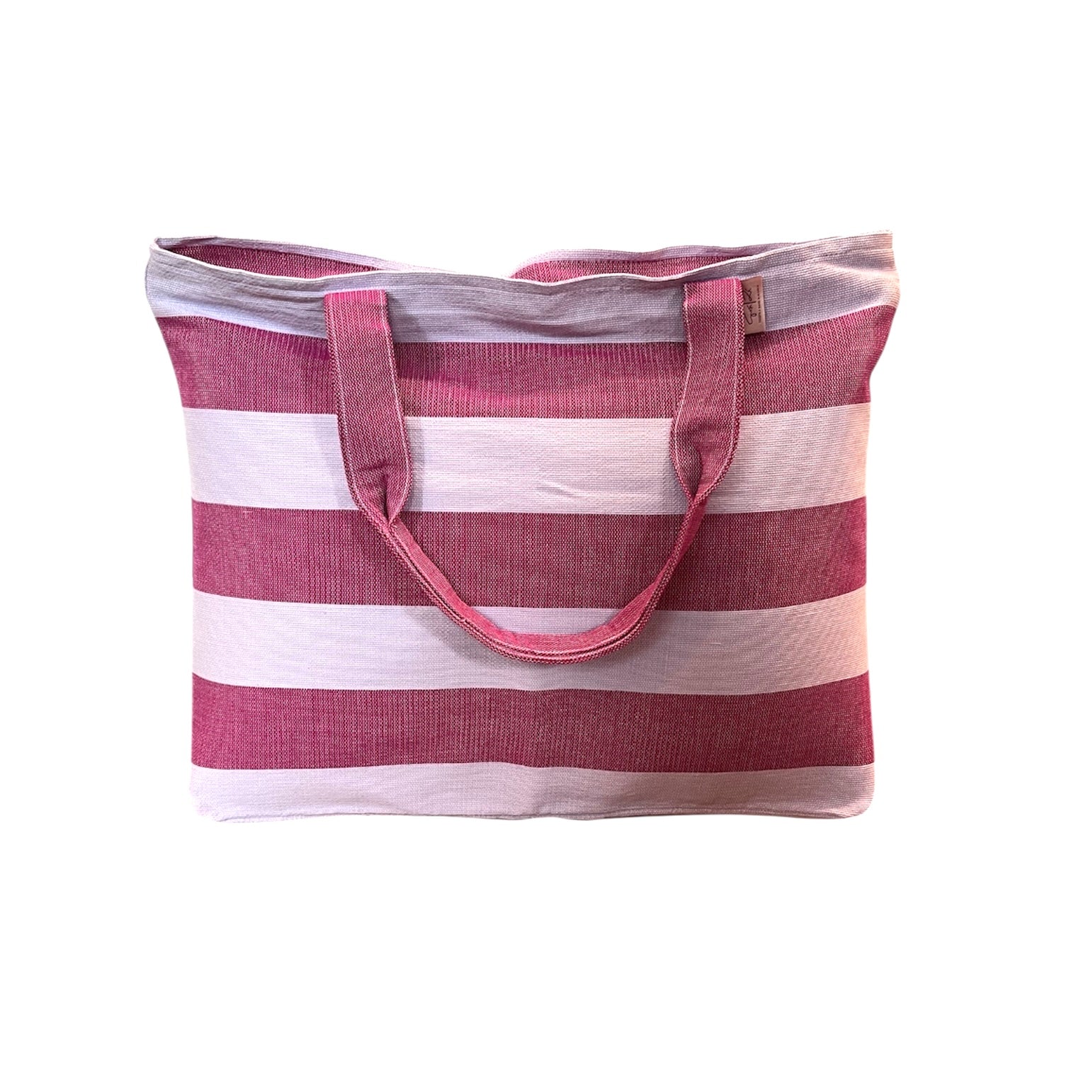 Borsa mare, tessuta al telaio di legno 100% Cotone