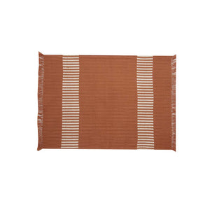 Set 2 Tovagliette Cannellato Terra/Latte