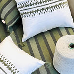 Carica l&#39;immagine nel visualizzatore di Gallery, Pouf Motivo Donna Verde Kaki
