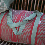 Carica l&#39;immagine nel visualizzatore di Gallery, Borsa weekend  Navy Oxford - dattero

